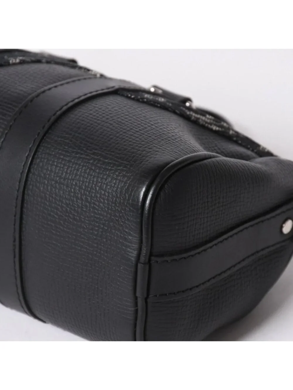 Louis Vuitton Keepall XS Shoulder Bag Monogram Denim Taurillon Leather 2-Way
